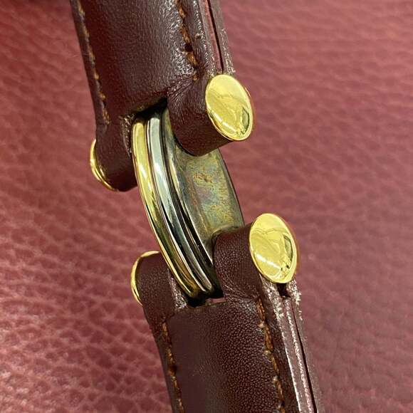 Cartier Must Shoulder Bag, Leather, Bordeaux, Women's - Picture 7 of 11